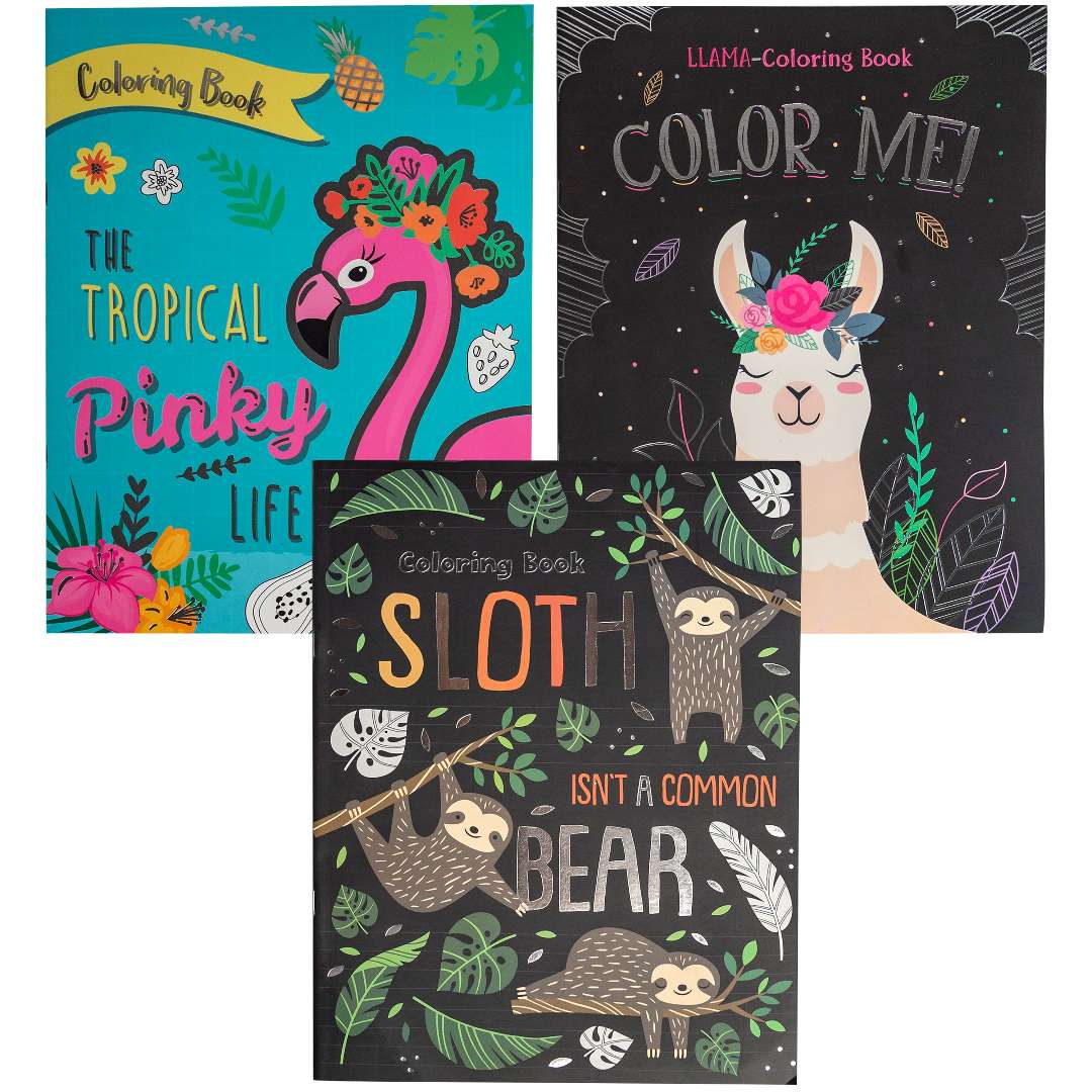 Wholesale Kids' Coloring Books - Assorted Animals, 32 pg - DollarDays
