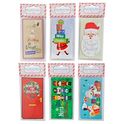 Money &amp; Gift Card Holders - Assorted Christmas Designs