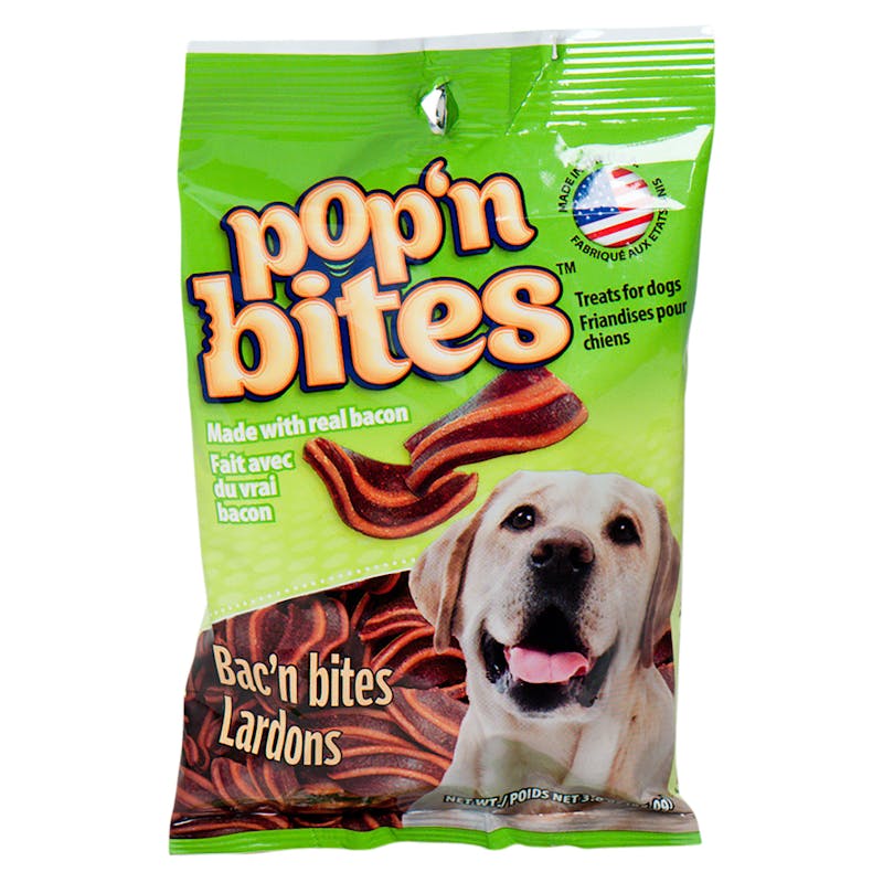 Pop'n Bites Dog Treats - Bac'n Bites  12 Piece