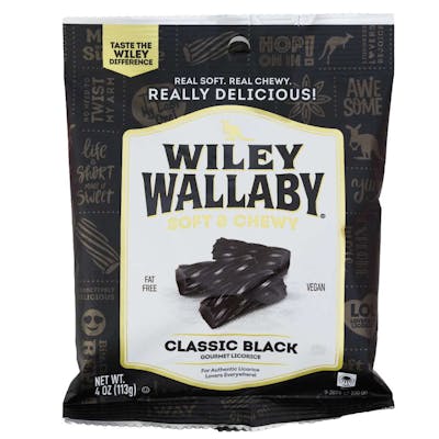 Wiley Wallaby Black Licorice