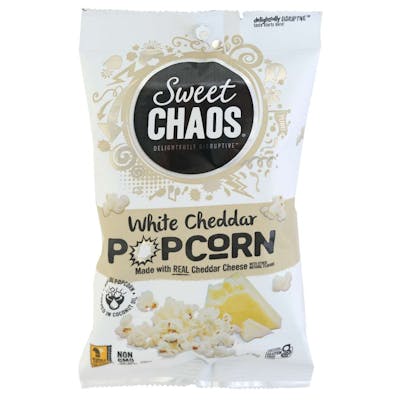 Sweet Chaos Popcorn, White Cheddar