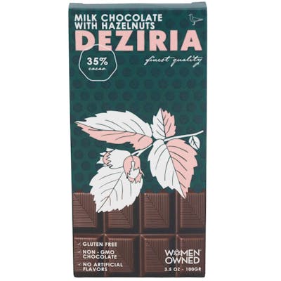 Milk Chocolate Candy Bar with Hazelnuts