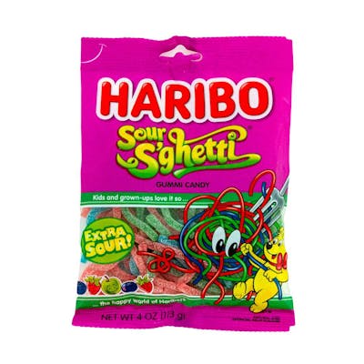 Haribo Sour S'Ghetti Candy