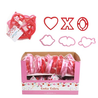 Valentine Cookie Cutters - 6 Pack
