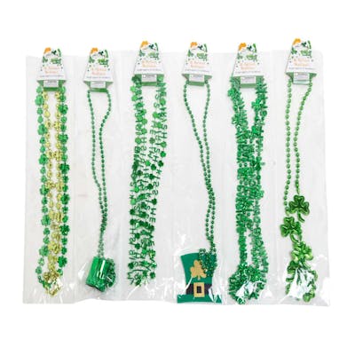 St. Patrick Bead Necklaces - Assorted