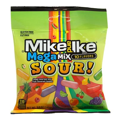 Mike &amp; Ike Mega Mix Sour - 5 oz