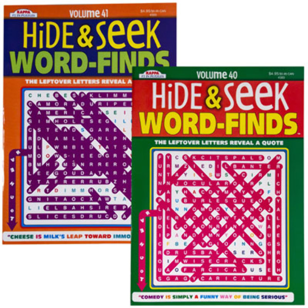 Wholesale Hide and Seek Word Find Puzzle Book (SKU 2346837) DollarDays