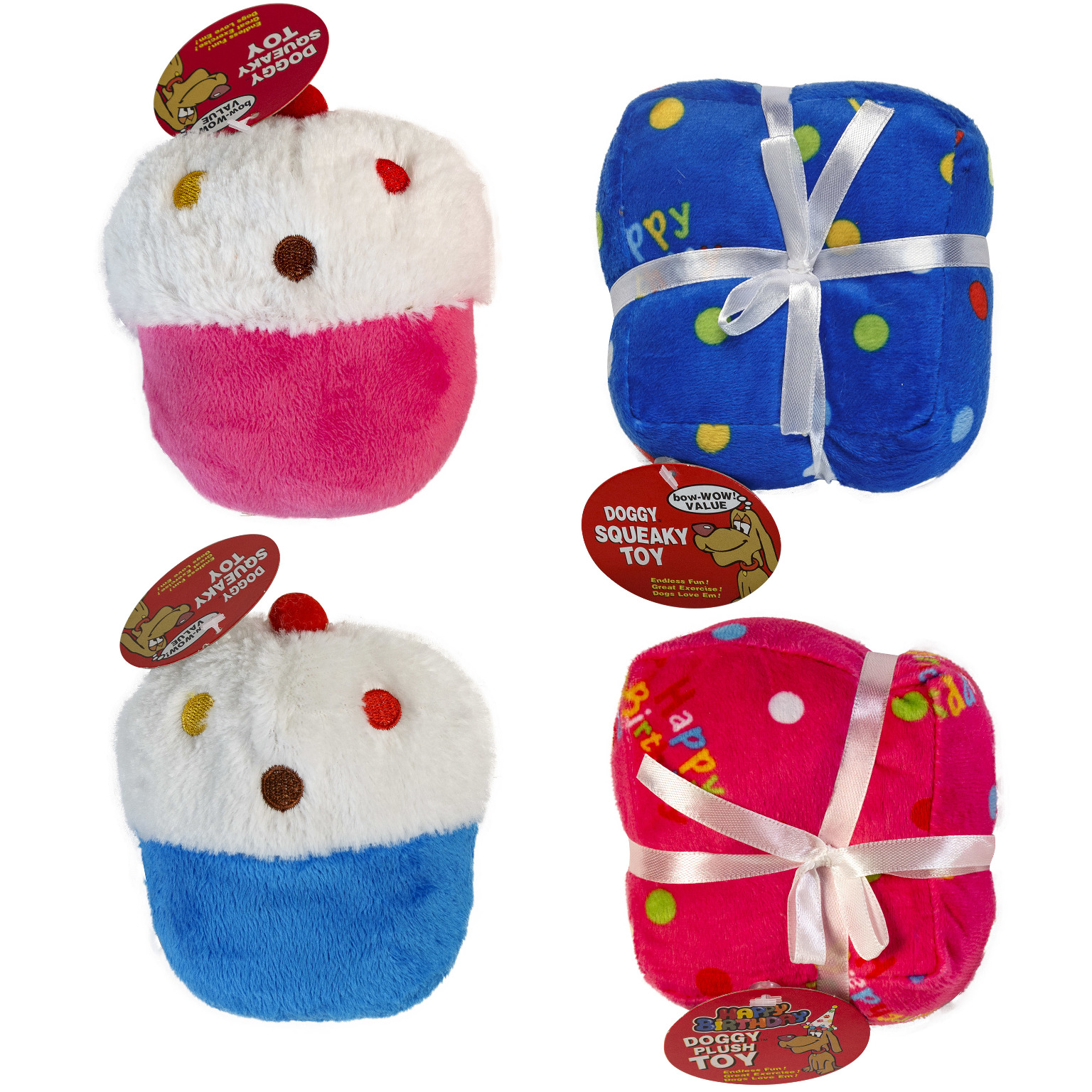 cupcake dog toy squeaker