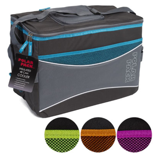 Wholesale Polar Pack Insulated 48 Can Cooler Tote Assorted Colors