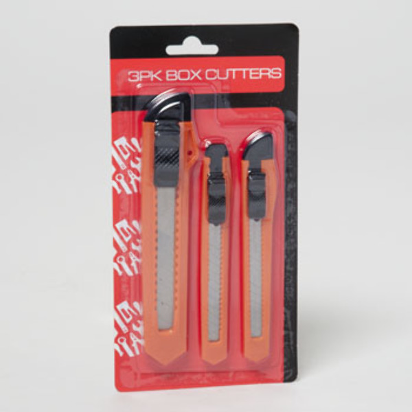 Wholesale Plastic Box Cutters 3Pack DollarDays