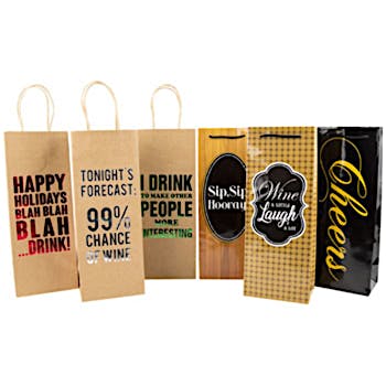 Whole Holiday Gift Bags Bulk Christmas Dollardays Wine Gift Bag
