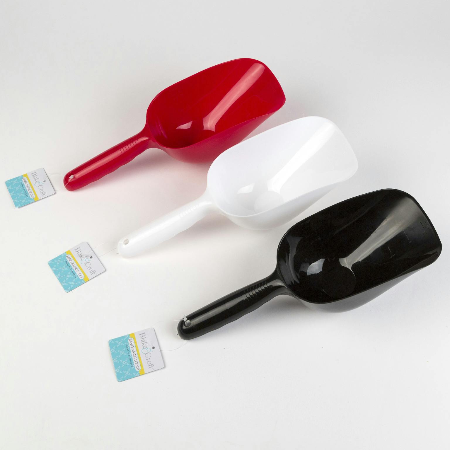 Wholesale Plastic Scoops Assorted Colors, 12" (SKU 2341614) DollarDays