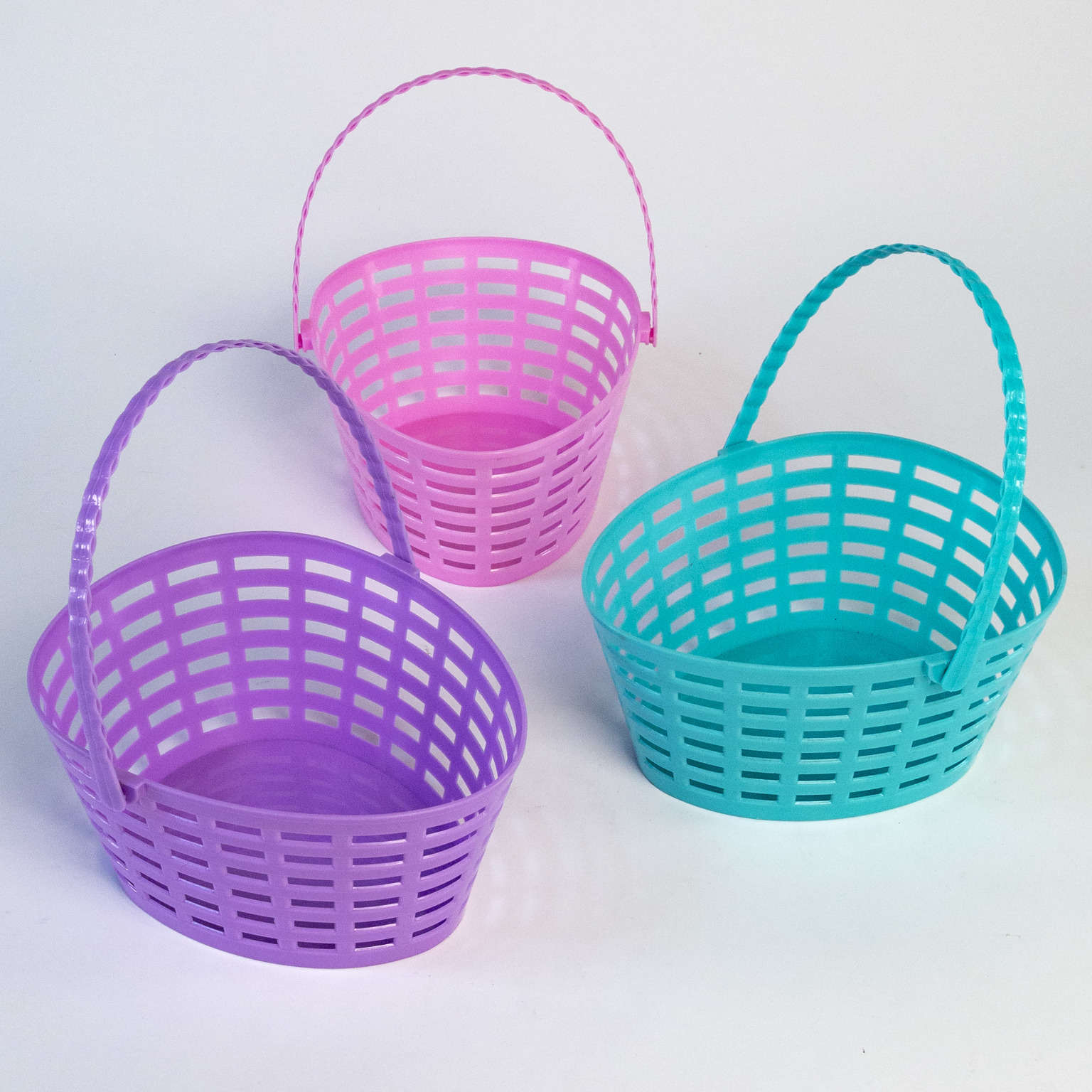 Wholesale Egg Shaped Easter Baskets Assorted Colors DollarDays