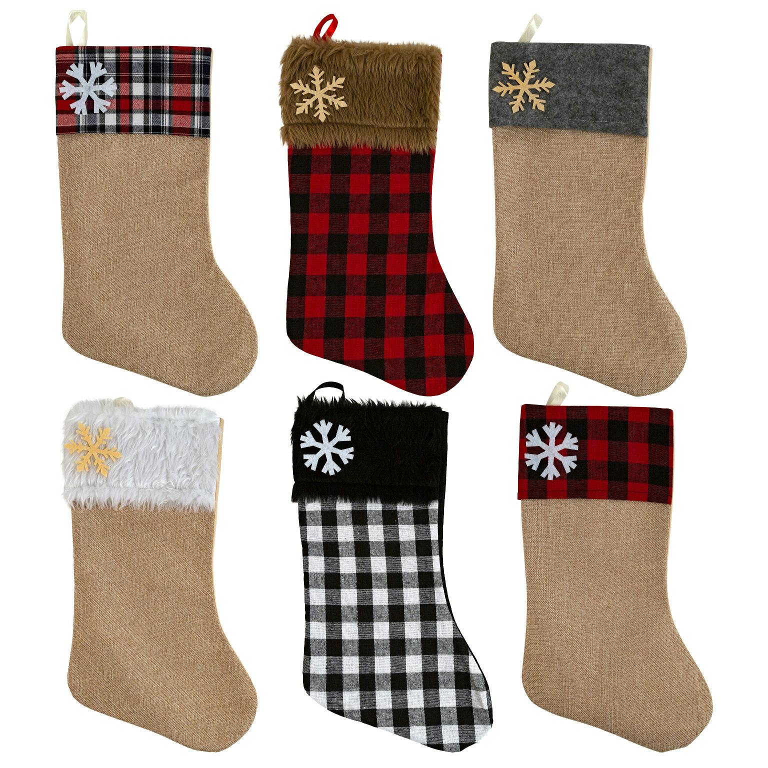 Wholesale 18" Assorted Winter Stockings (SKU 2351940) DollarDays