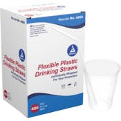 Flex Straws - 7 3/4" Long, 2000 per Case