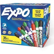 Dry Erase Markers - Assorted, 36 Pack