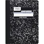 Mead Composition Notebooks - Black Marble, 100 Sheets, 12 Pack