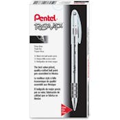 R.S.V.P. Ballpoint Pens - Black, Fine, 0.7mm, 12 Pack