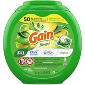Gain Flings Detergent Pacs - 4 Pack