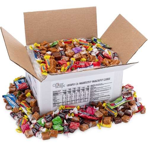 Office Snax Candies - Chewy Candy Mix, 5 lb. Box