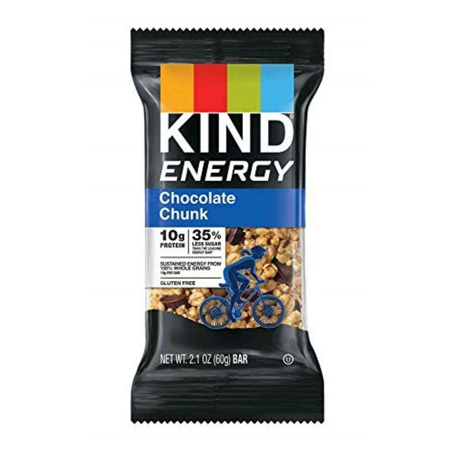 KIND Energy Bars - Chocolate Chunk, 2.10 oz, 6 Pack