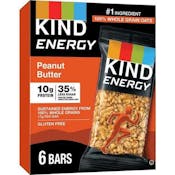 KIND Energy Bars - Peanut Butter, 2.10 oz, 6 Pack