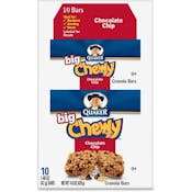 Chewy Big Granola Bars - Chocolate Chip, 1.48 oz, 10 Pack