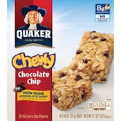 Chewy Granola Bars - Chocolate Chip, 0.84 oz, 8 Pack