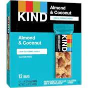 KIND Bars - Almond & Coconut, 12 Bars