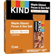 KIND Bars - Maple Glazed Pecan & Sea Salt, 12 Bars