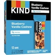 KIND Bars - Blueberry Vanilla Cashew, 12 Bars
