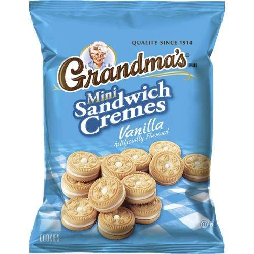 Grandma's Mini Sandwich Cremes - Vanilla, 2.12 oz