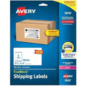 Avery&reg; Printable Shipping Labels - 2.5" x 4", 200 Labels (5816)