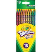 Crayola Twistables Colored Pencils - 18 Pack