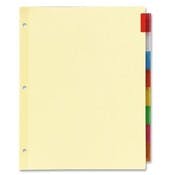 Insertable Index Dividers - 8 Count, 8 Colored Tabs