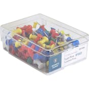 Push Pins - 1/2" Head, Assorted Colors
