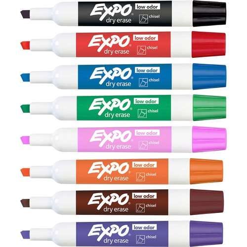 Printed Mini Dry Erase Markers with Key Ring Cap