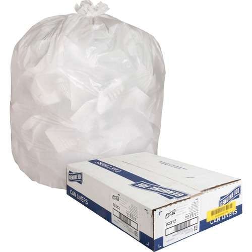 Trash Bags - 8 Gallon Waste Basket Bags with Ties 16 Count (Case Qty: –  Pans Pro