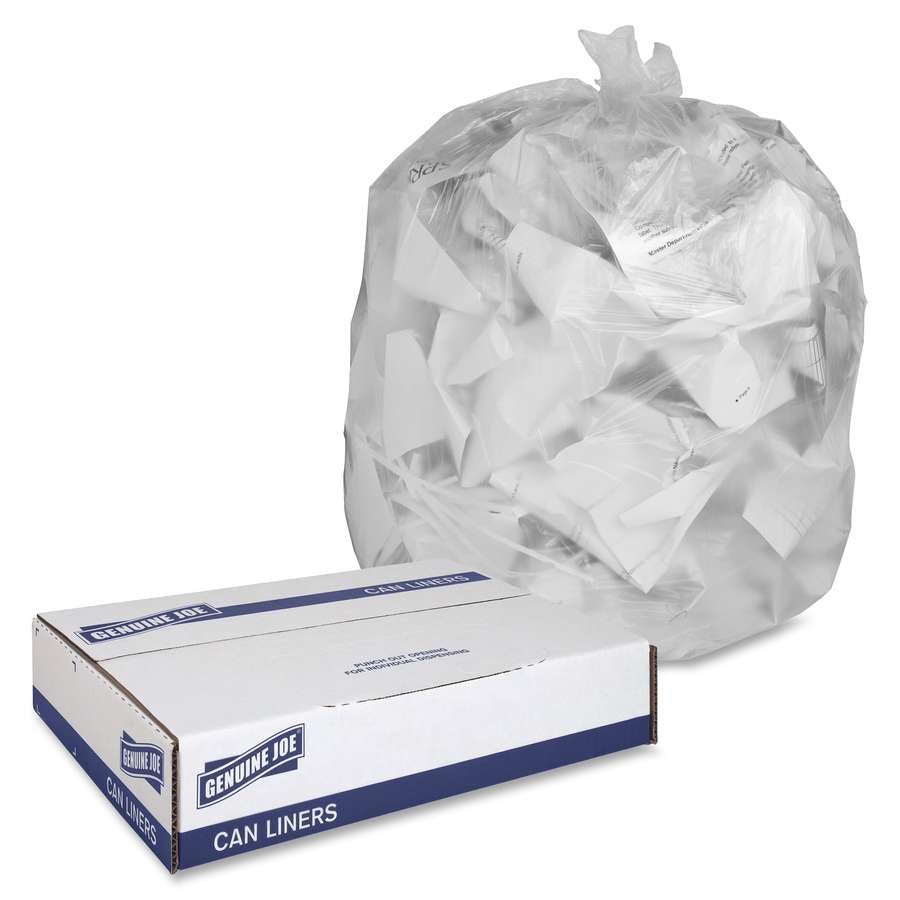 Trash Bags - 8 Gallon Waste Basket Bags with Ties 16 Count (Case Qty: –  Pans Pro