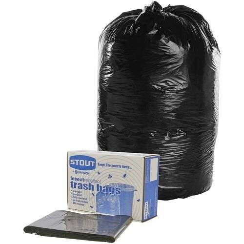 Trash Bags - 8 Gallon Waste Basket Bags with Ties 16 Count (Case Qty: –  Pans Pro