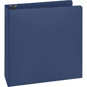2" 3-Ring Binder - Dark Blue, 2 Inside Pockets