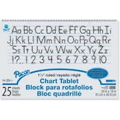 Manuscript Spiral Chart Tablets - 1.5" Ruled, 25 Sheets