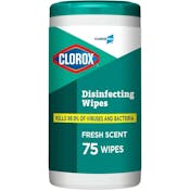 Clorox Disinfecting Wipes - Fresh Scent, 75 per Container