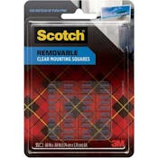 Adhesive Mounting Squares - Removable, 0.69" x 0.69", Clear