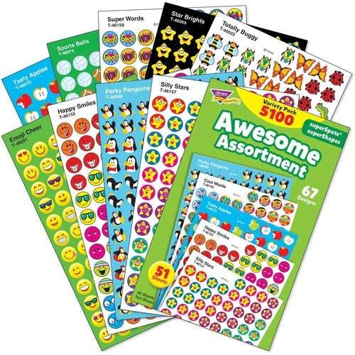 BAZIC Alphabet Numbers Stickers Black 1 A to Z 0 to 9 Sticker for Kids  (346/Pack), 1-Pack