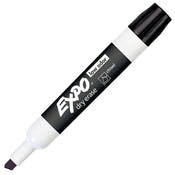 Dry-Erase Markers - Chisel Point, Black, Large Barrel