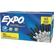 Dry Erase Markers - Black Ink, Ultra Fine Point