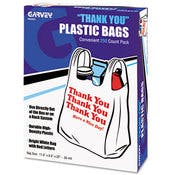 "Thank You" Plastic Bags - 11" x 22", High Density