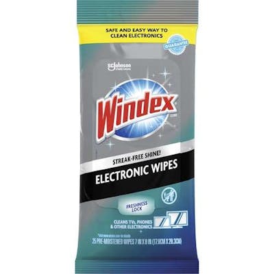 Windex&reg; Electronic Wipes - 12 Pack