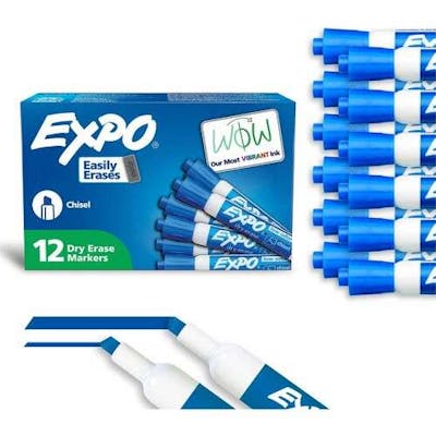 EXPO Dry Erase Markers - Blue